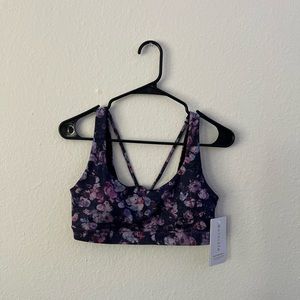 Athleta Exhale Printed Sports Bra